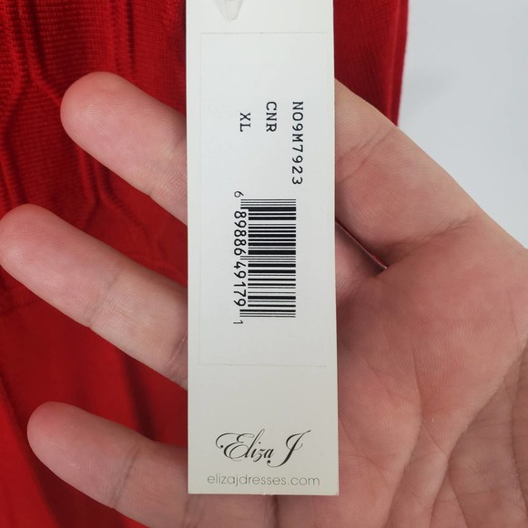 Eliza J NWT red sweater dress XL - Picture 4 of 6